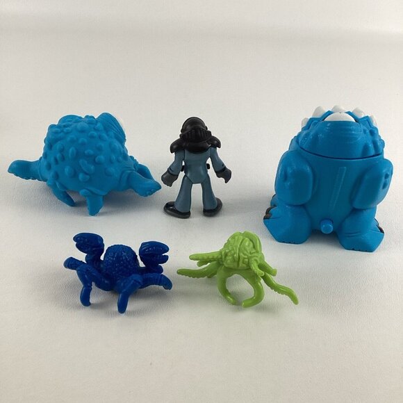 Fisher Price Imaginext Lunar Moon Rover Vehicle Figures Alien Creatures Lot 2008 - Picture 11 of 11